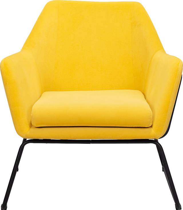 Gloralee Yellow Accent Chair - Thumbnail - Image 4