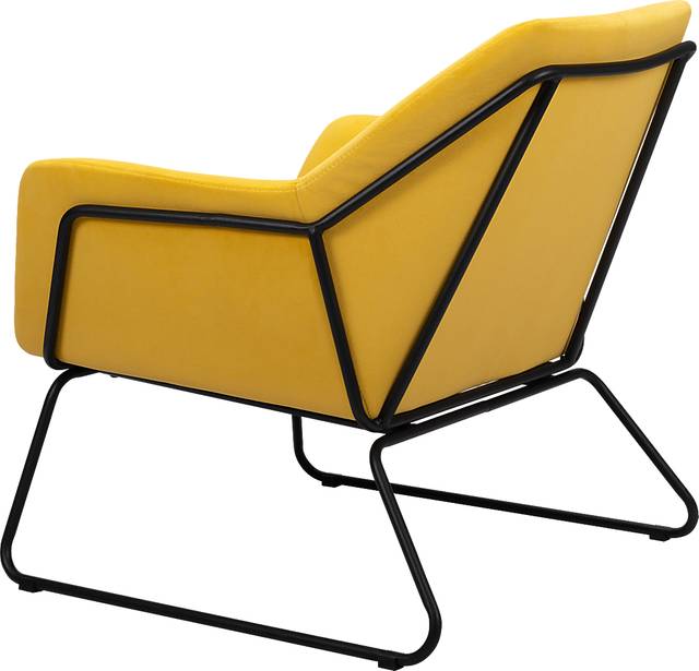 Gloralee Yellow Accent Chair - Thumbnail - Image 8