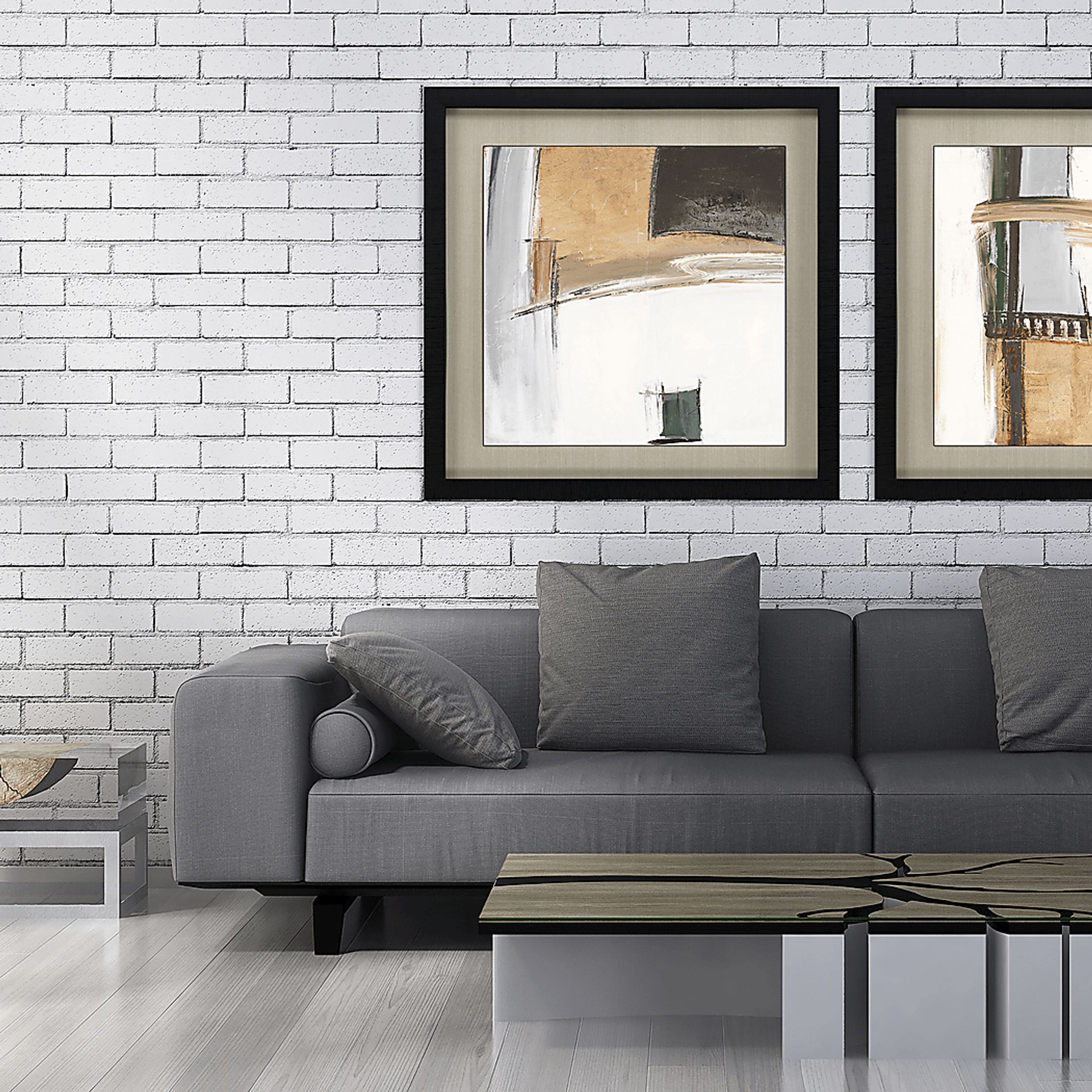 Glow Up I White Framed Artwork - Image 2