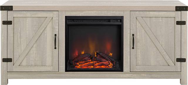 Gloxina Stone 58 in. Console, With Electric Fireplace - Thumbnail - Image 2