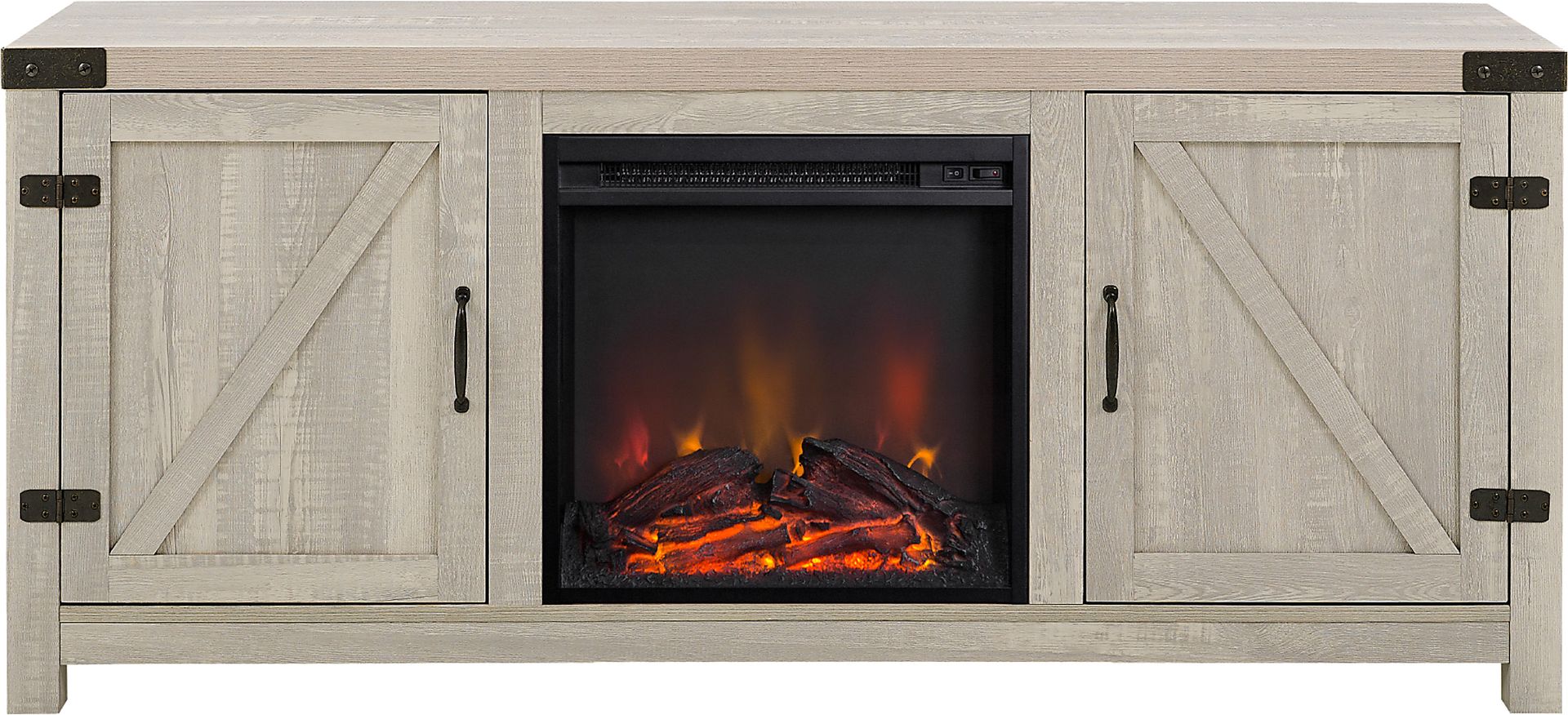 Gloxina Stone 58 in. Console, With Electric Fireplace - Image 2