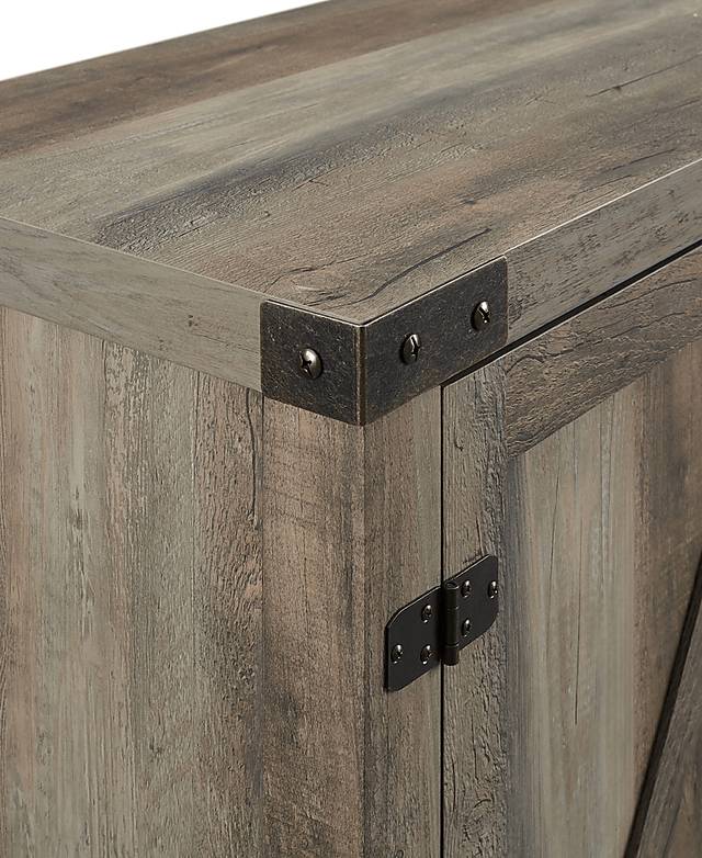 Gloxina Gray 58 in. Console, With Electric Fireplace - Thumbnail - Image 3