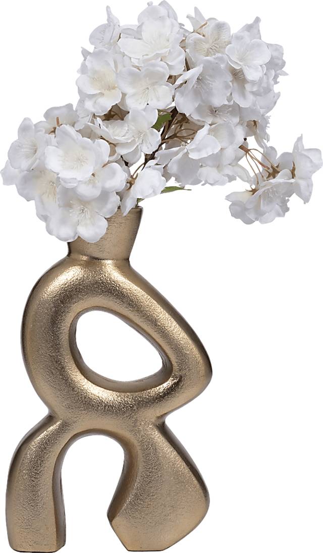 Gloxinia Gold 11 in. Vase - Thumbnail - Image 2