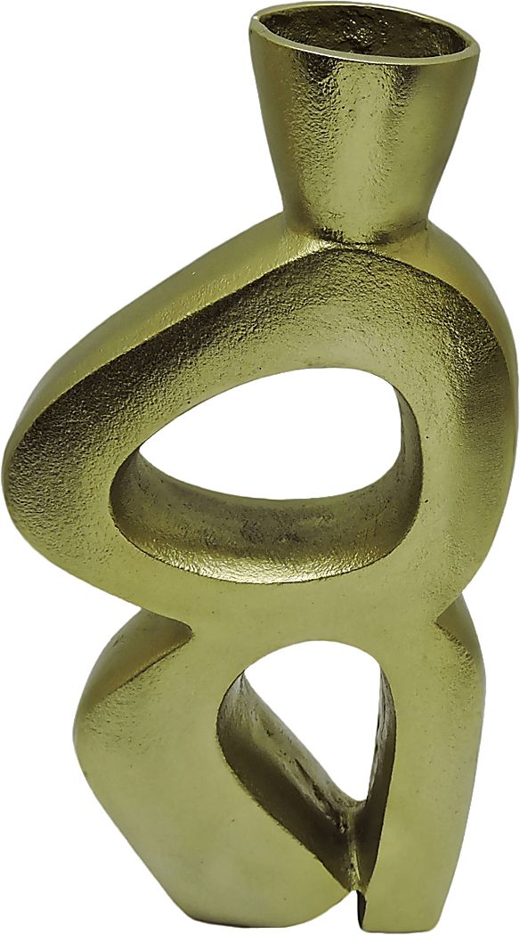 Gloxinia Gold 15 in. Vase