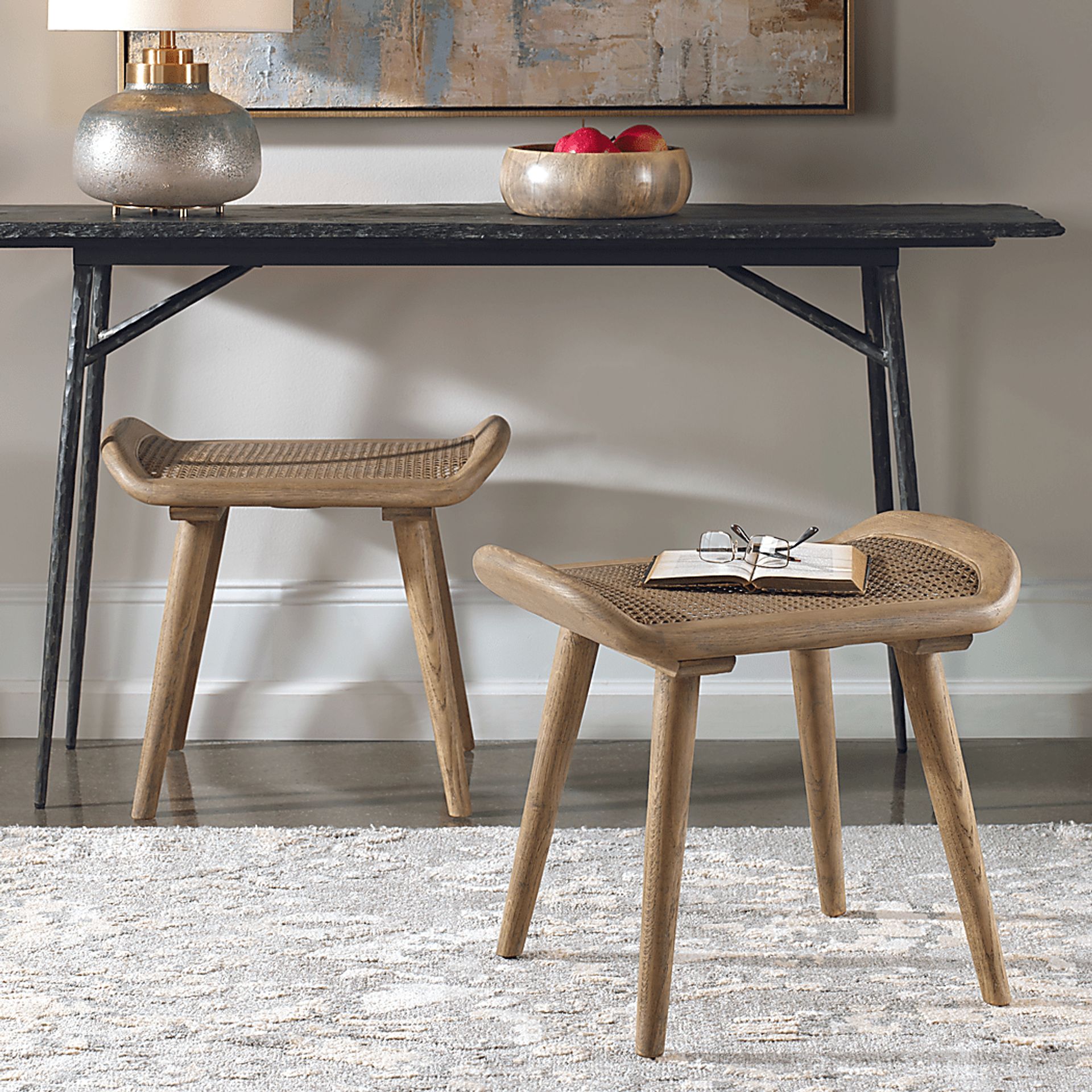 Glyndon Brown Accent Bench - Image 6