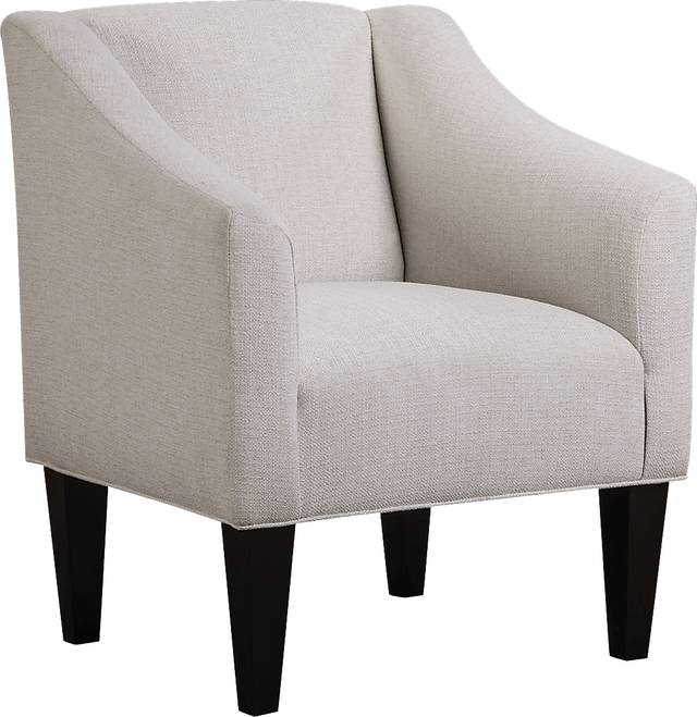 Glynis White Accent Chair - Thumbnail - Image 1