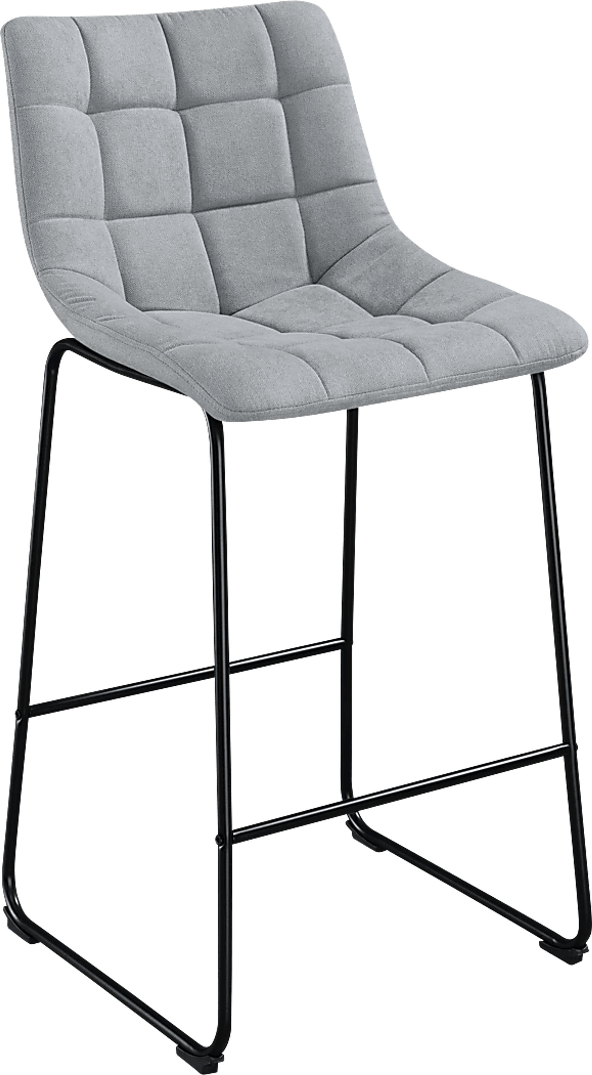 Gnome Gray Barstool, Set of 2 - Image 3