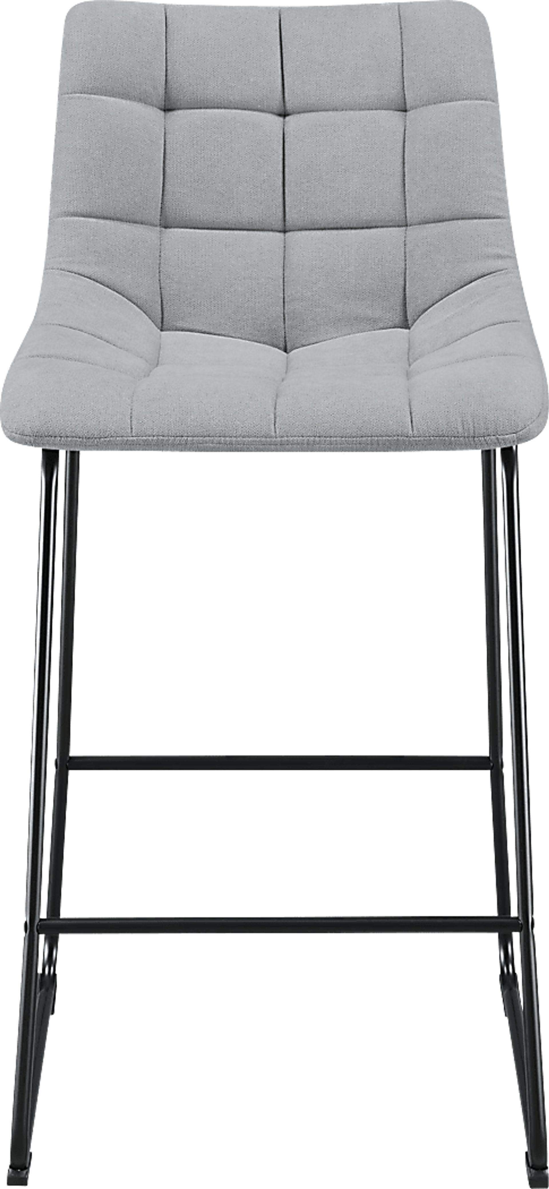 Gnome Gray Barstool, Set of 2 - Image 5