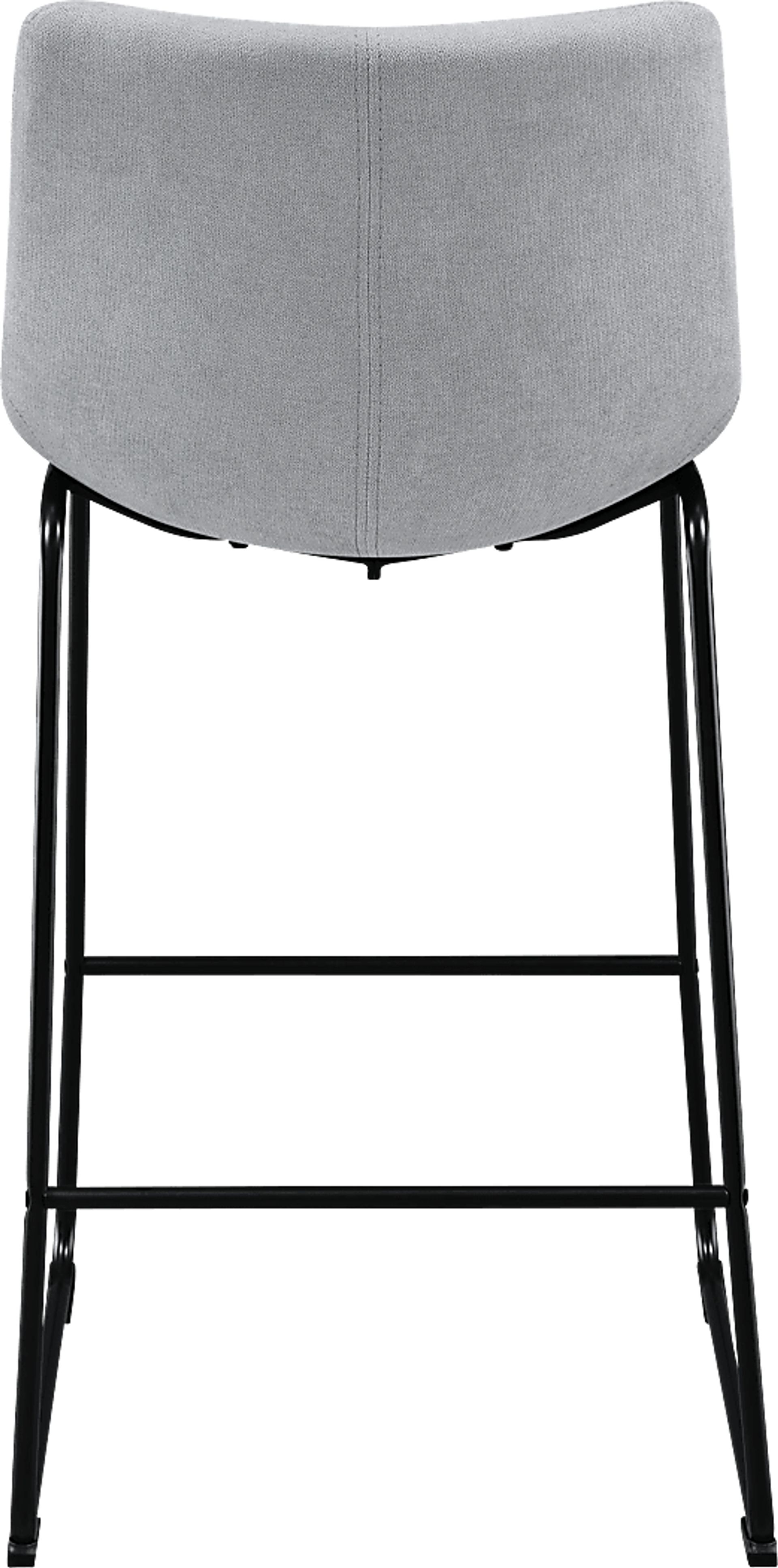 Gnome Gray Barstool, Set of 2 - Image 7