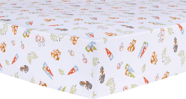 Gnome Trio White 4 Pc Baby Bedding Set - Thumbnail - Image 5