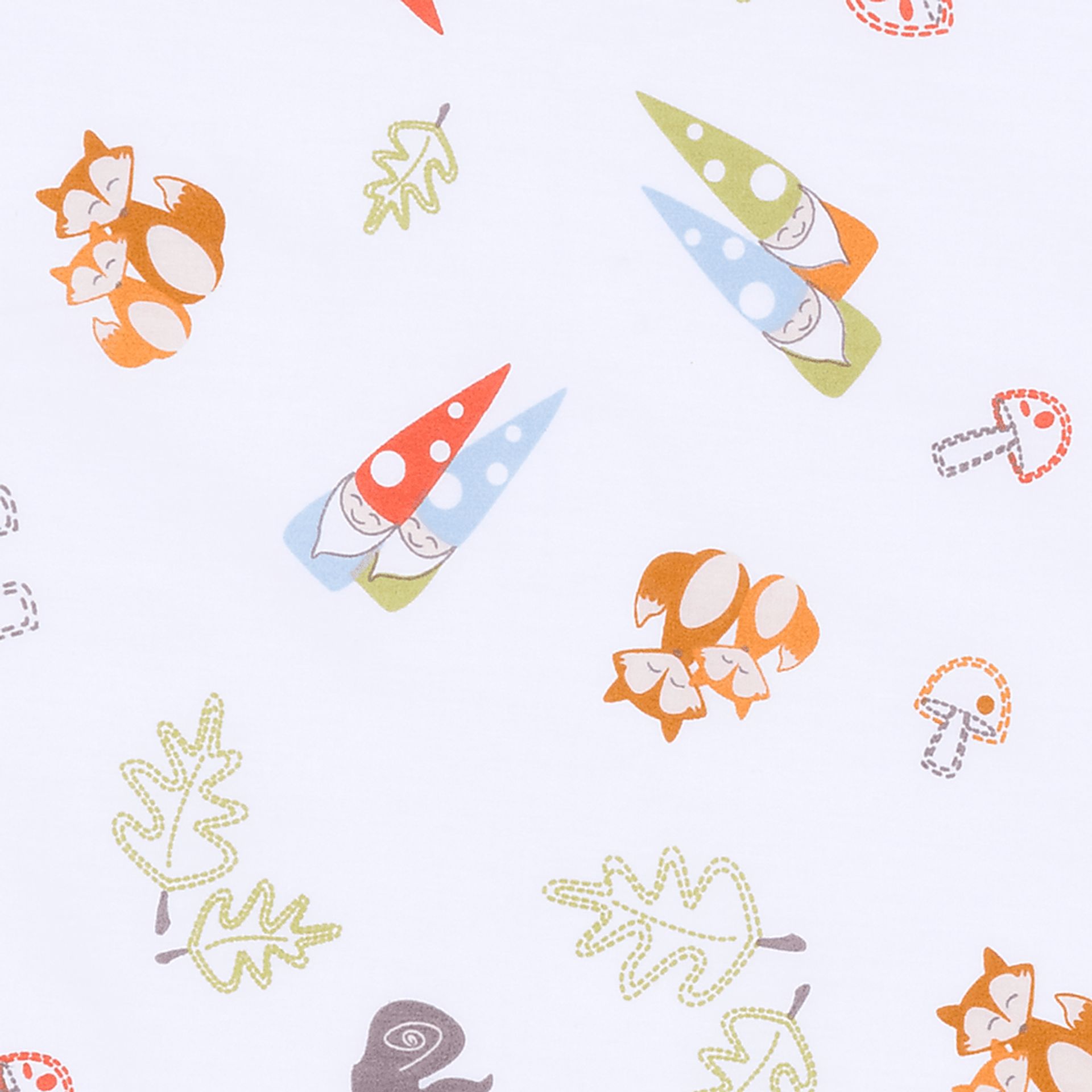 Gnome Trio White 4 Pc Baby Bedding Set - Image 6