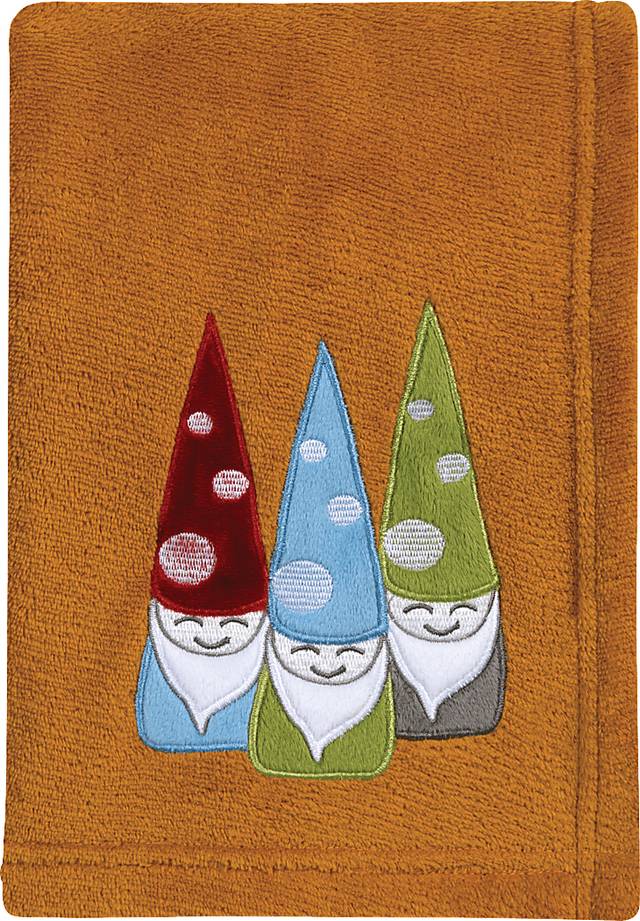 Gnome Trio White 4 Pc Baby Bedding Set - Thumbnail - Image 8