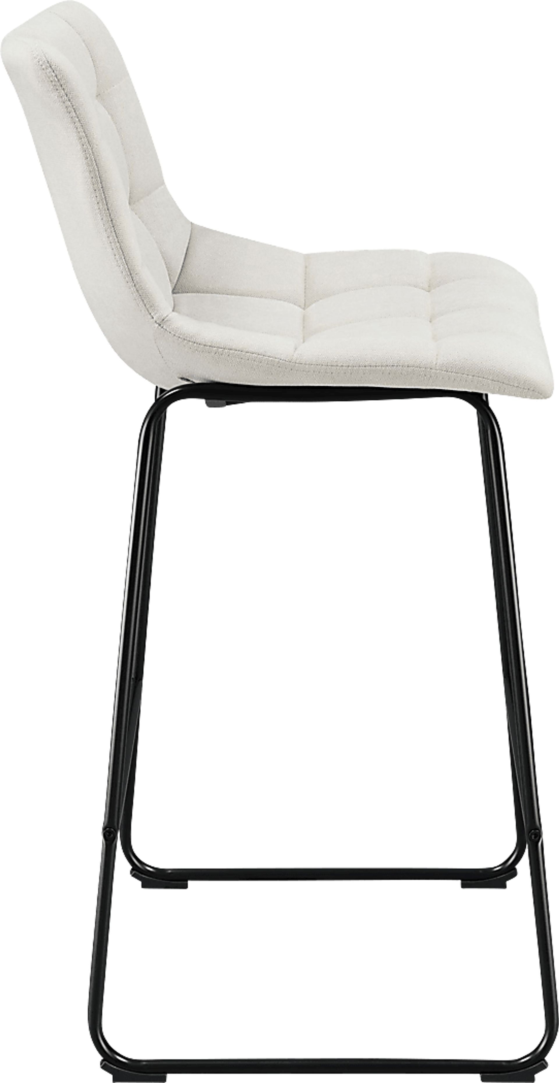 Gnome White Barstool, Set of 2 - Image 4