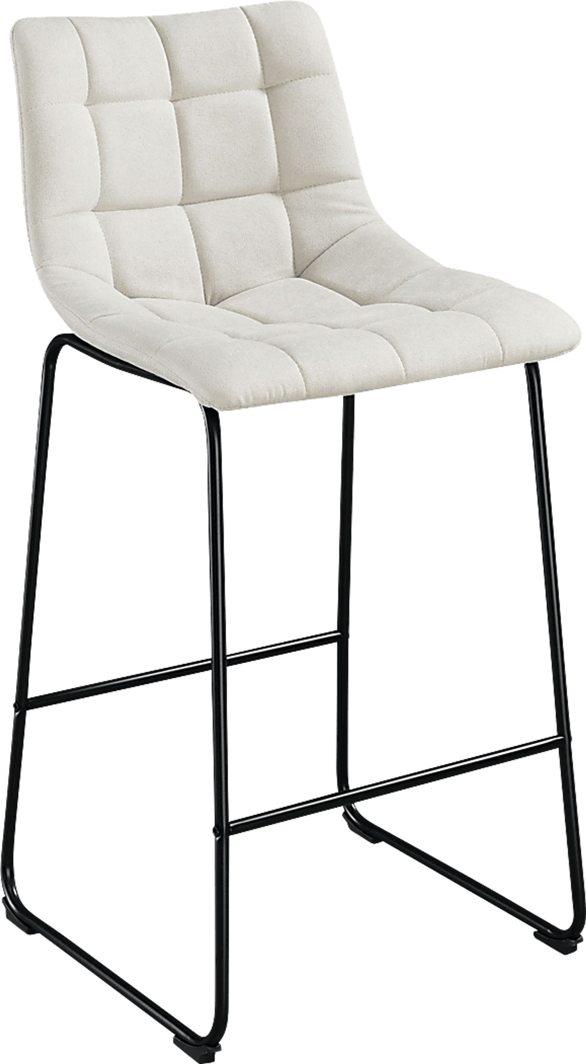Gnome White Barstool, Set of 2 - Image 9