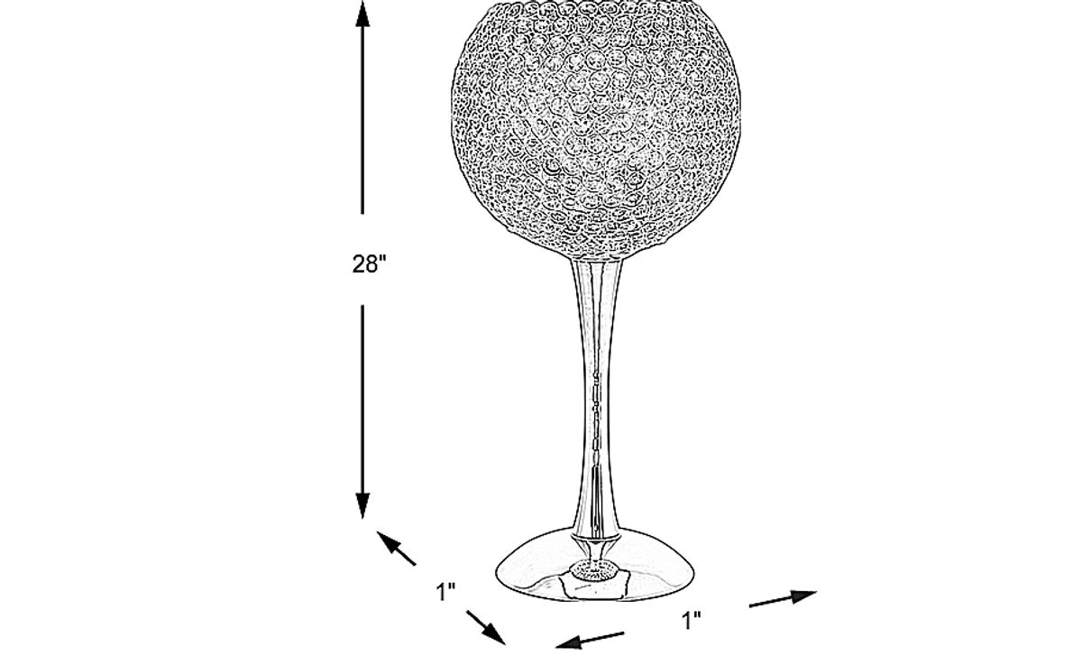 Goblet Silver Lamp
