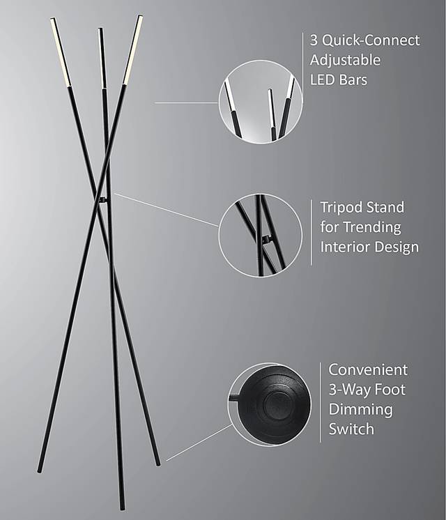 Goddard Place Black Floor Lamp - Thumbnail - Image 5