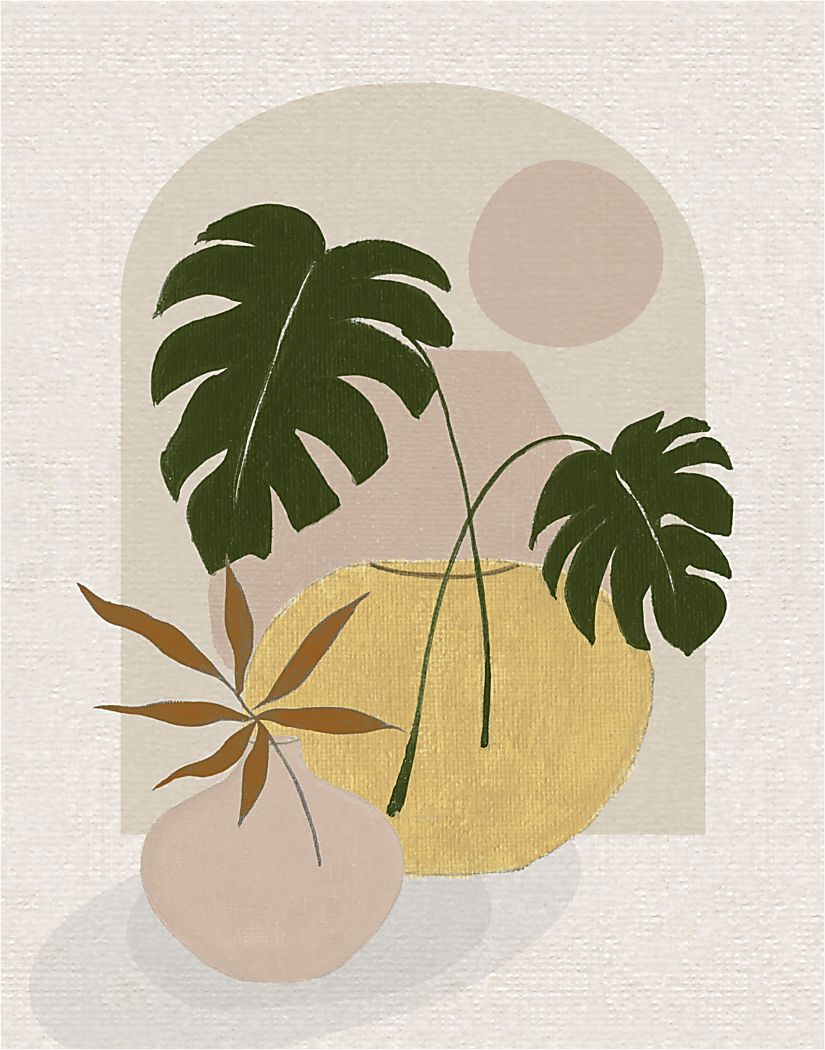 Goderose Cream Canvas Artwork