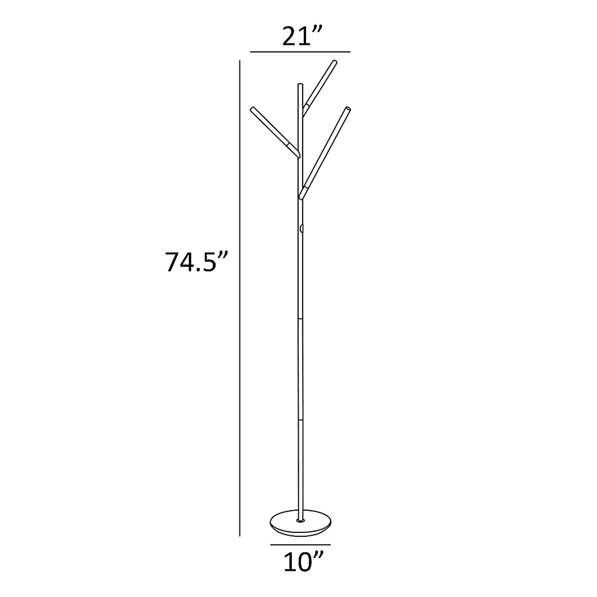 Godford Court Black Floor Lamp - Image 4