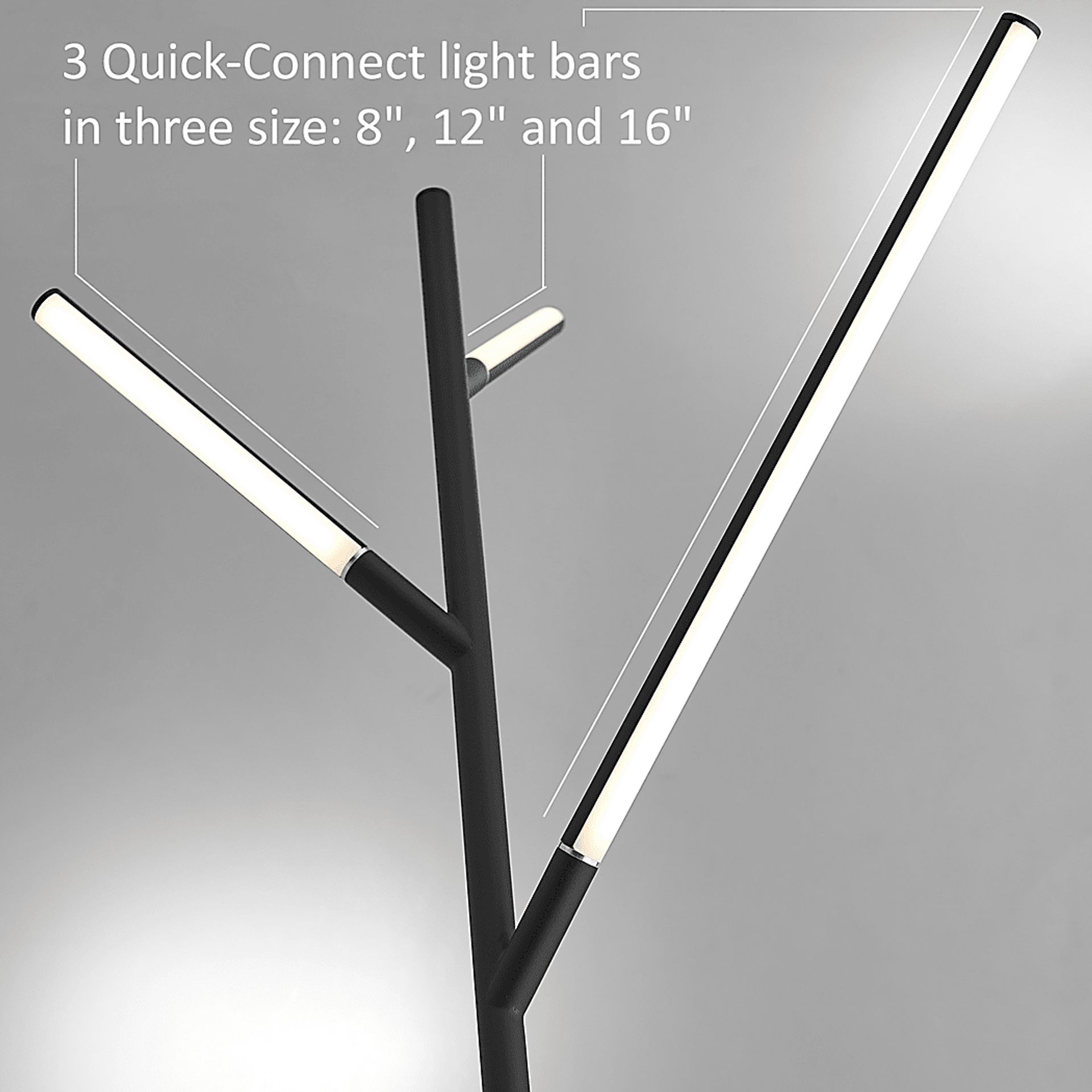Godford Court Black Floor Lamp - Image 5