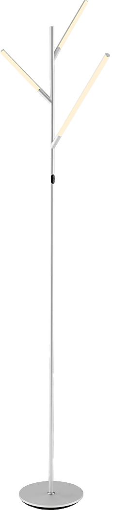 Godford Court Silver Floor Lamp