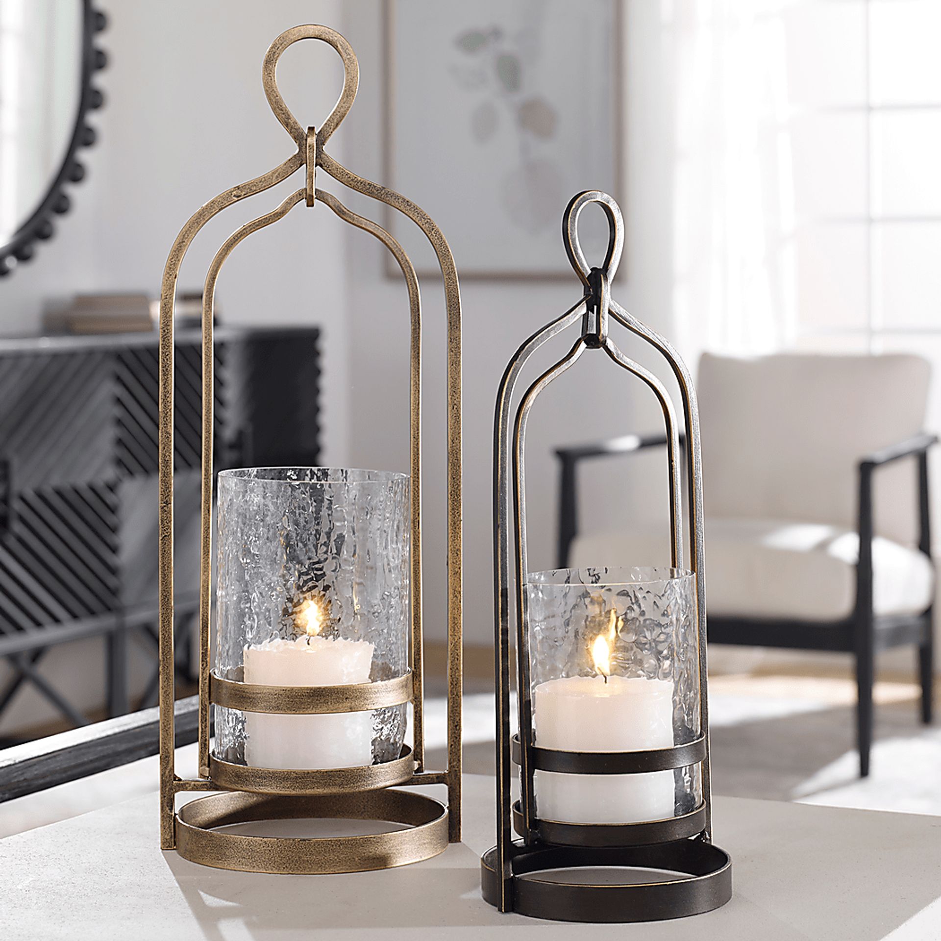 Goethe Brass Candle Holder - Image 3