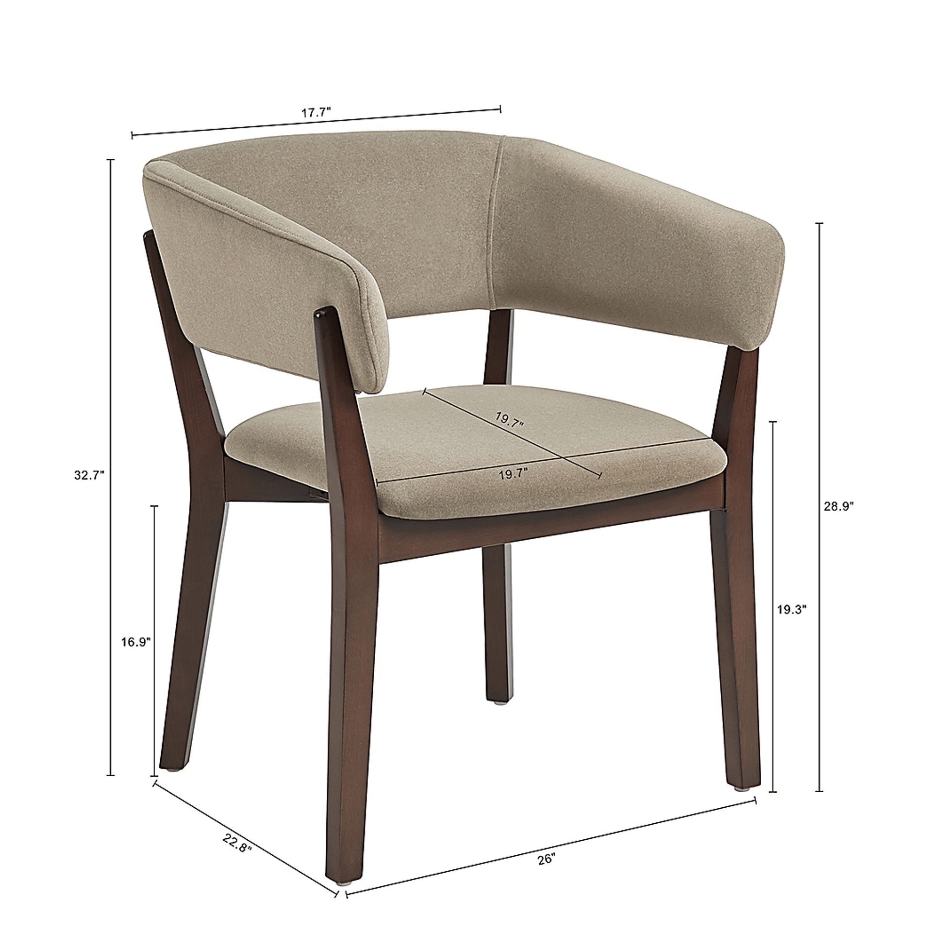 Golbrews Brown Arm Chair - Image 9