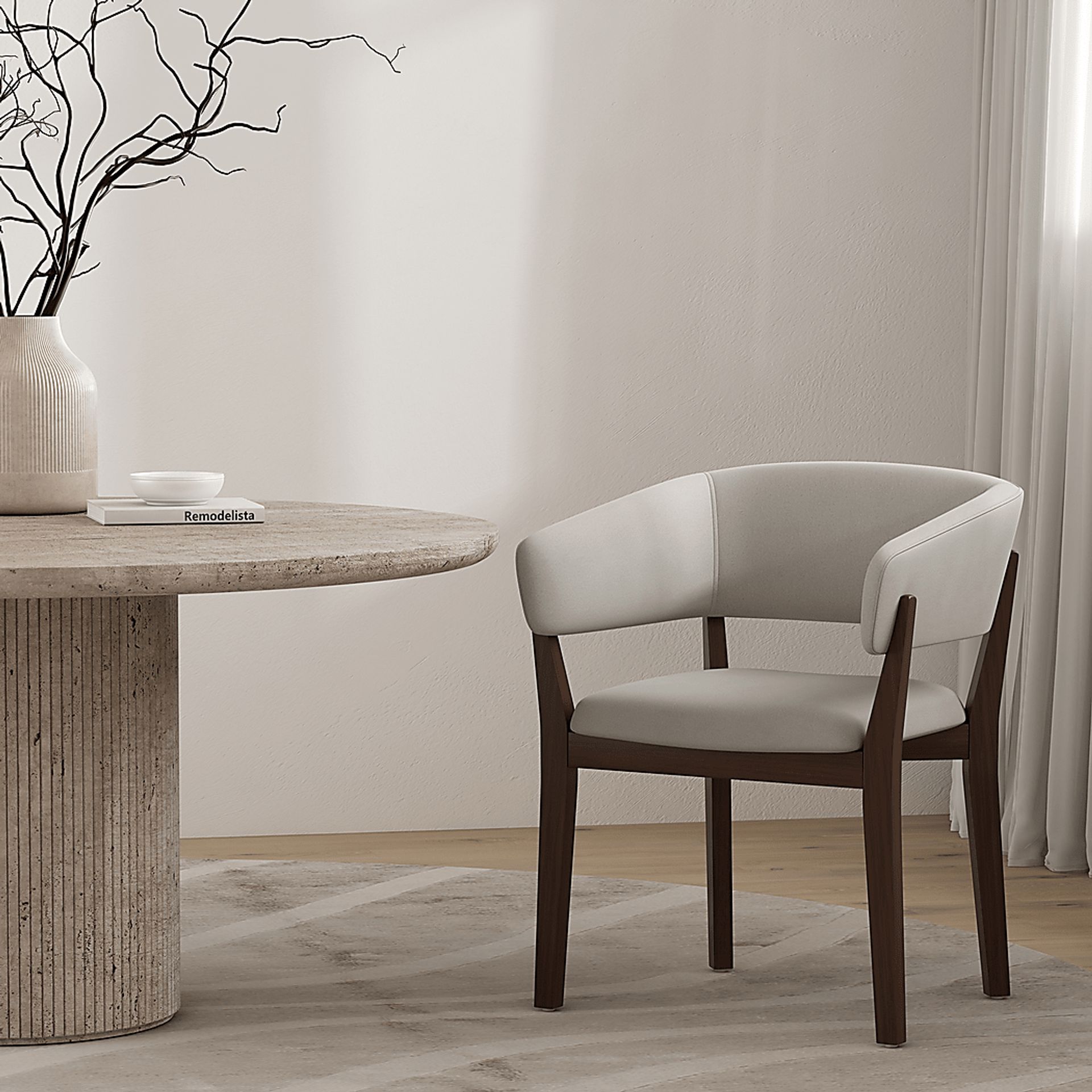 Golbrews Gray Arm Chair - Image 3