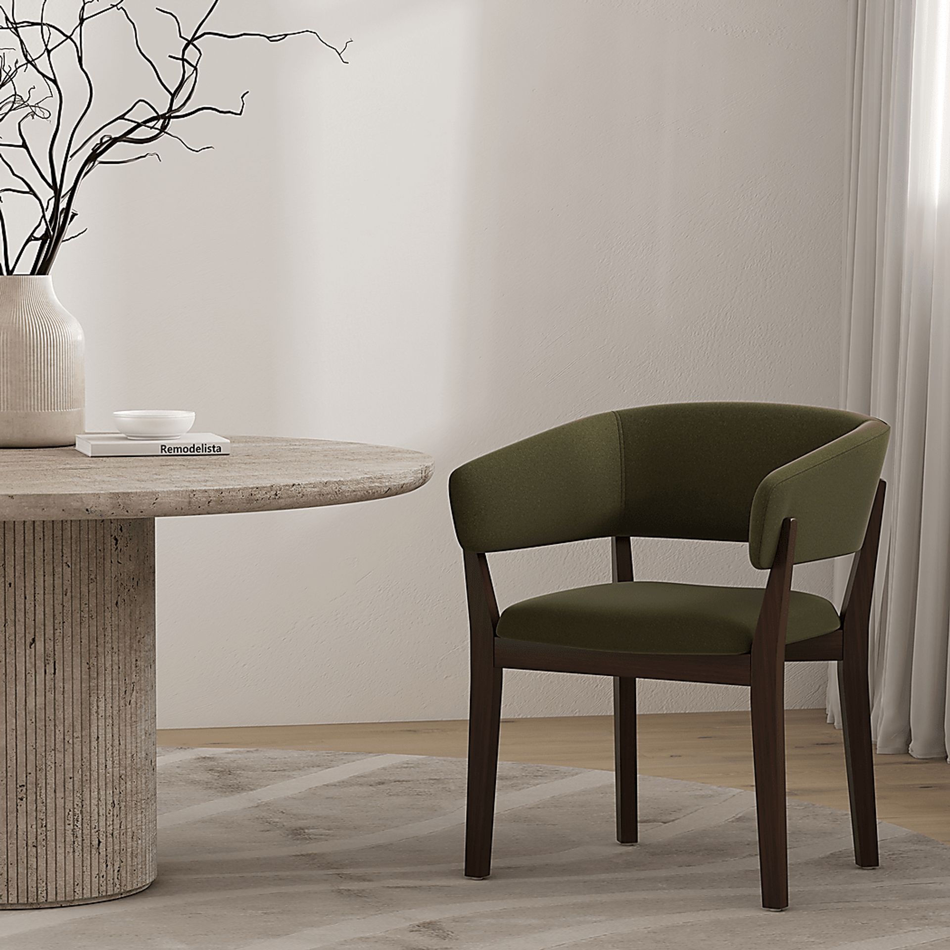 Golbrews Green Arm Chair - Image 2