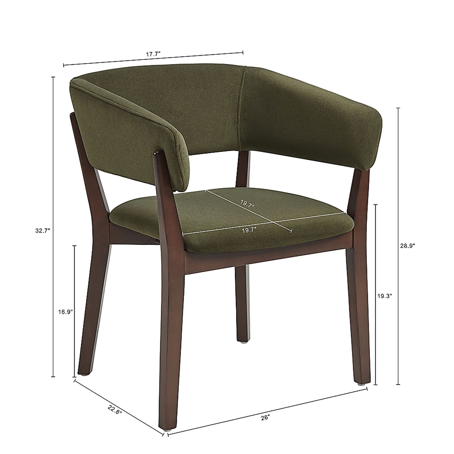Golbrews Green Arm Chair - Image 10