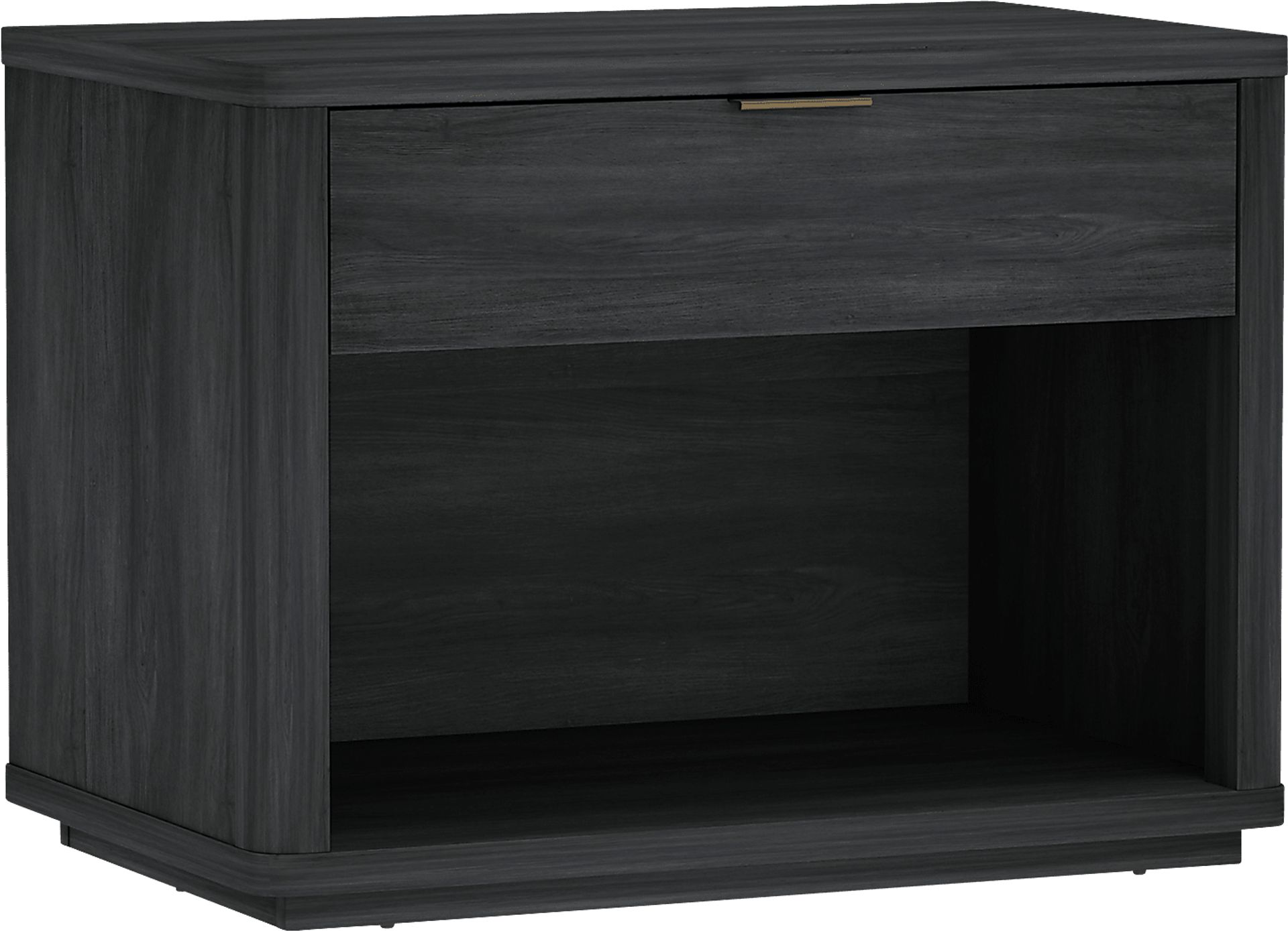Golddale I Charcoal Gray Nightstand - Image 3