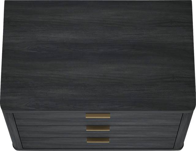 Golddale II Charcoal Gray Nightstand - Thumbnail - Image 6