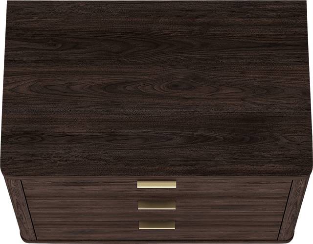 Golddale II Dark Brown Nightstand - Thumbnail - Image 5