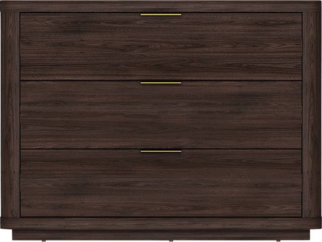 Golddale II Dark Brown Nightstand - Thumbnail - Image 1