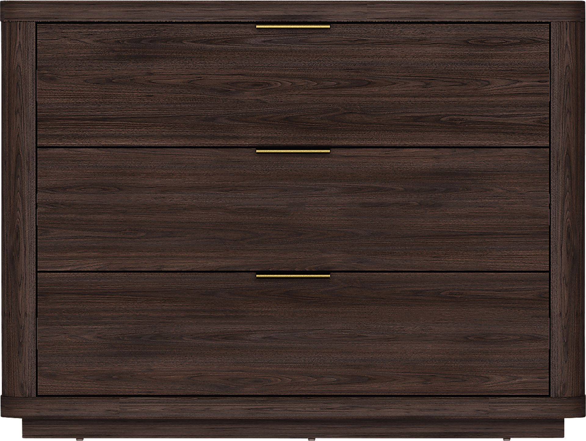 Golddale II Dark Brown Nightstand - Image 1