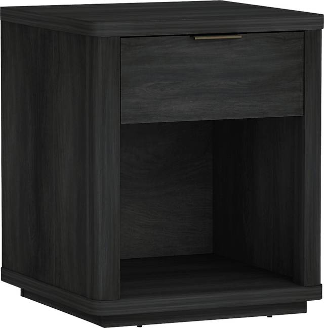 Golddale III Charcoal Gray Nightstand - Thumbnail - Image 3