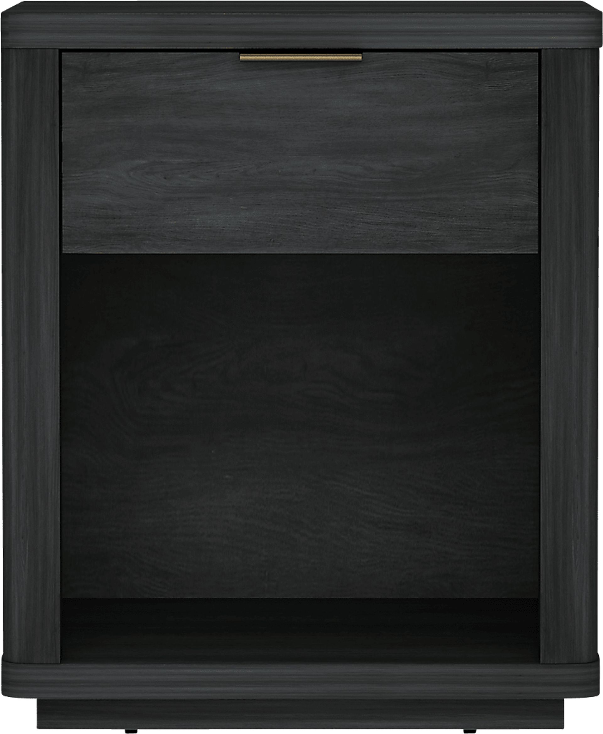 Golddale III Charcoal Gray Nightstand - Image 1