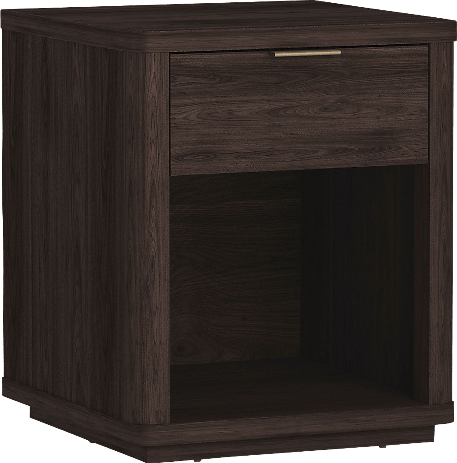 Golddale III Dark Brown Nightstand - Image 3