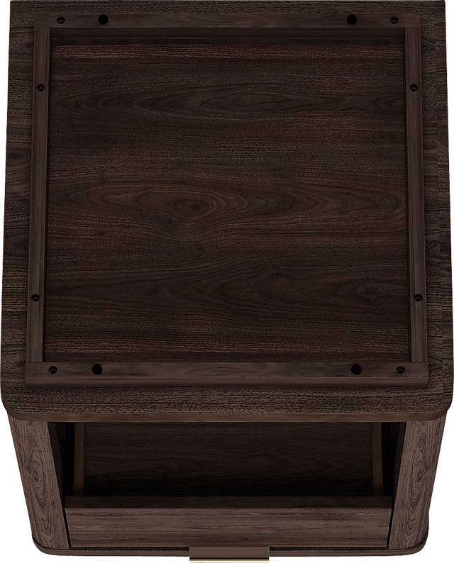 Golddale III Dark Brown Nightstand - Thumbnail - Image 5