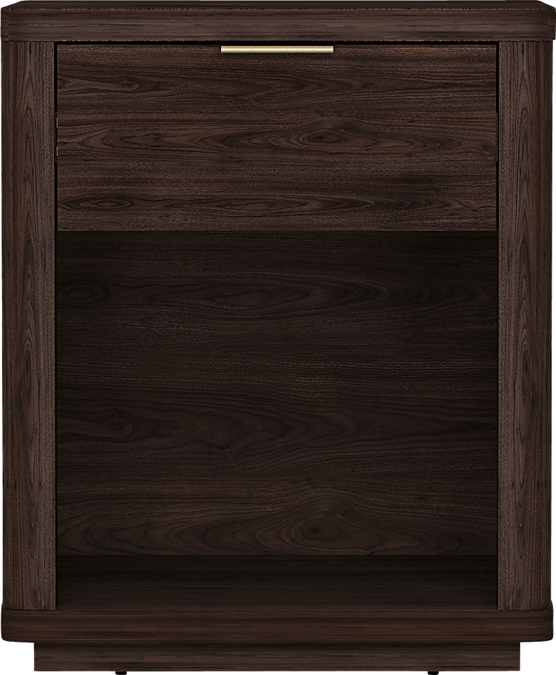 Golddale III Dark Brown Nightstand - Image 1