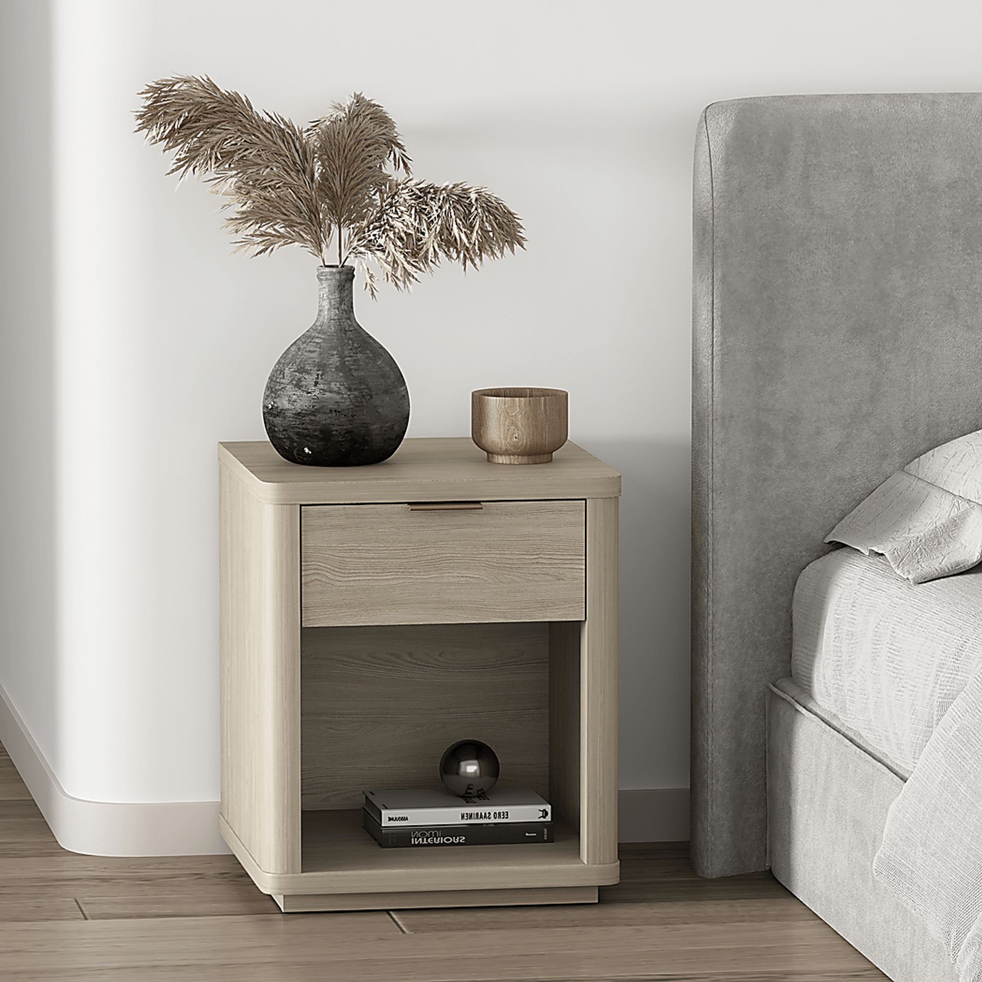 Golddale III Natural Nightstand - Image 2