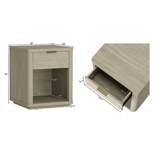 Golddale III Natural Nightstand - Thumbnail - Image 10