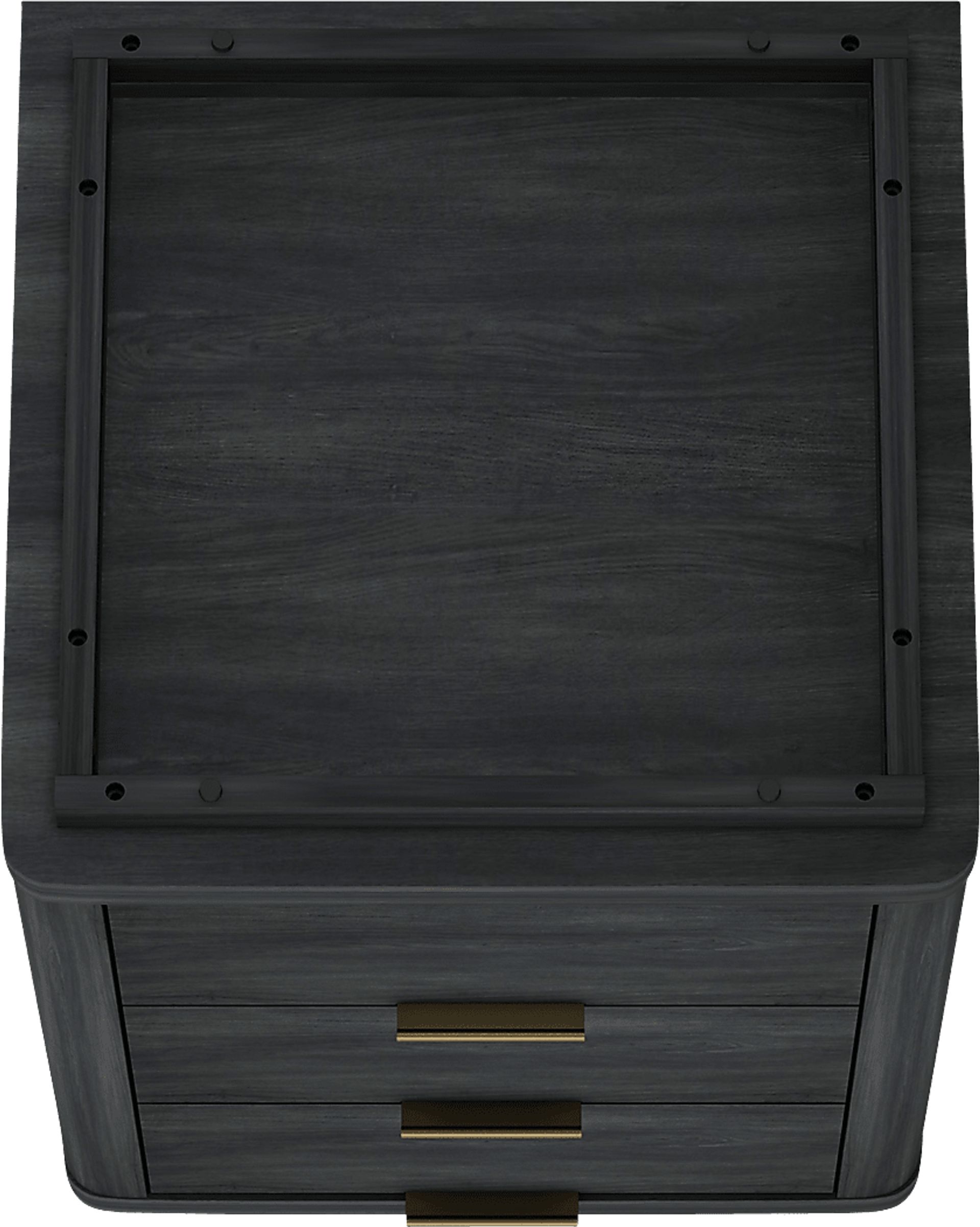 Golddale IV Charcoal Gray Nightstand - Image 7