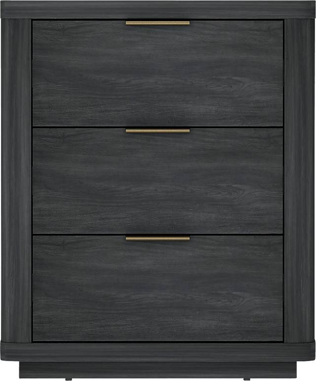 Golddale IV Charcoal Gray Nightstand - Thumbnail - Image 1