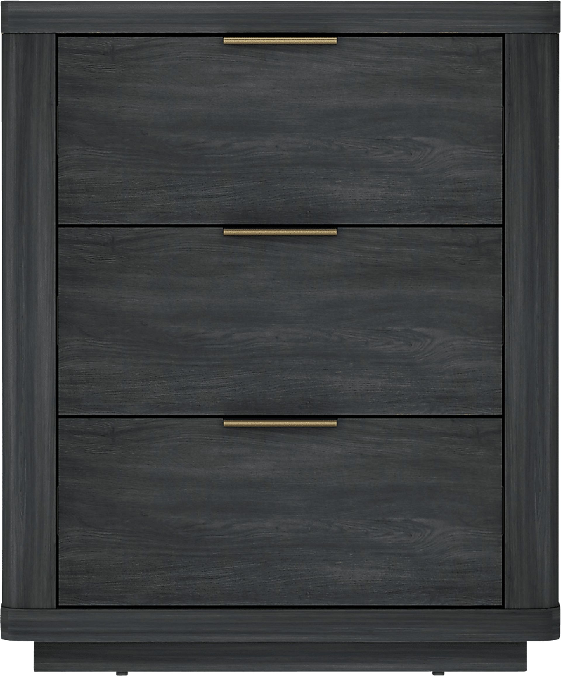 Golddale IV Charcoal Gray Nightstand - Image 1