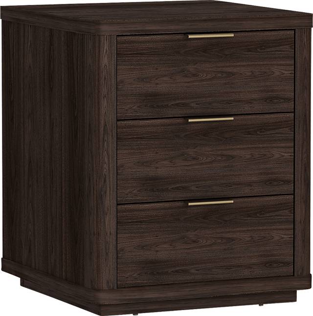 Golddale IV Dark Brown Nightstand - Thumbnail - Image 5