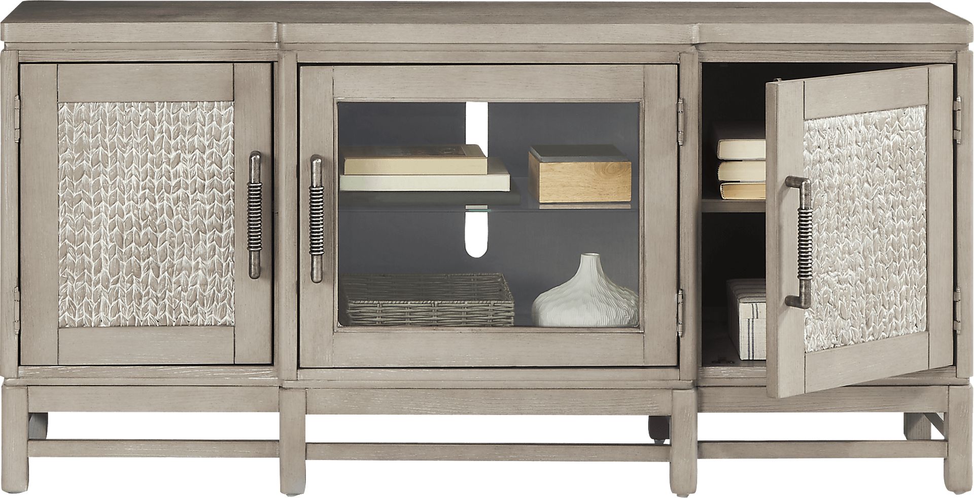 Golden Isles Gray 64 in. Console - Image 2