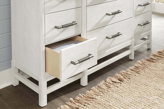 Golden Isles White 5 Pc King Panel Bedroom - Thumbnail - Image 8