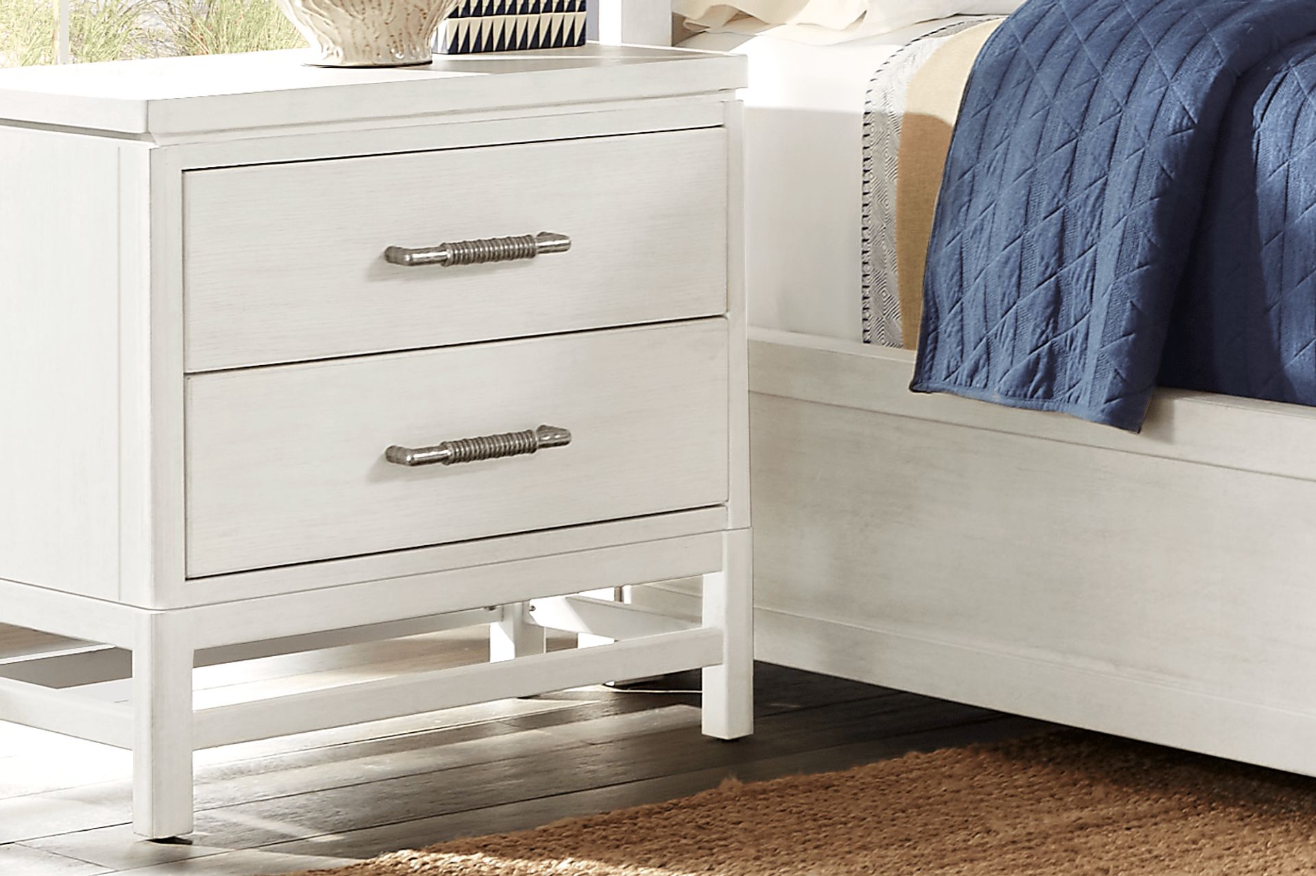 Golden Isles White Nightstand - Image 2