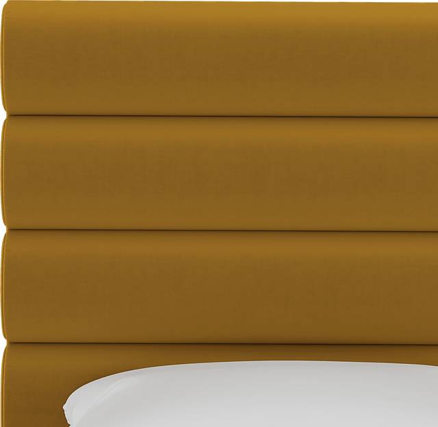 Kids Golden Rust Dijon Full Upholstered Bed - Thumbnail - Image 4