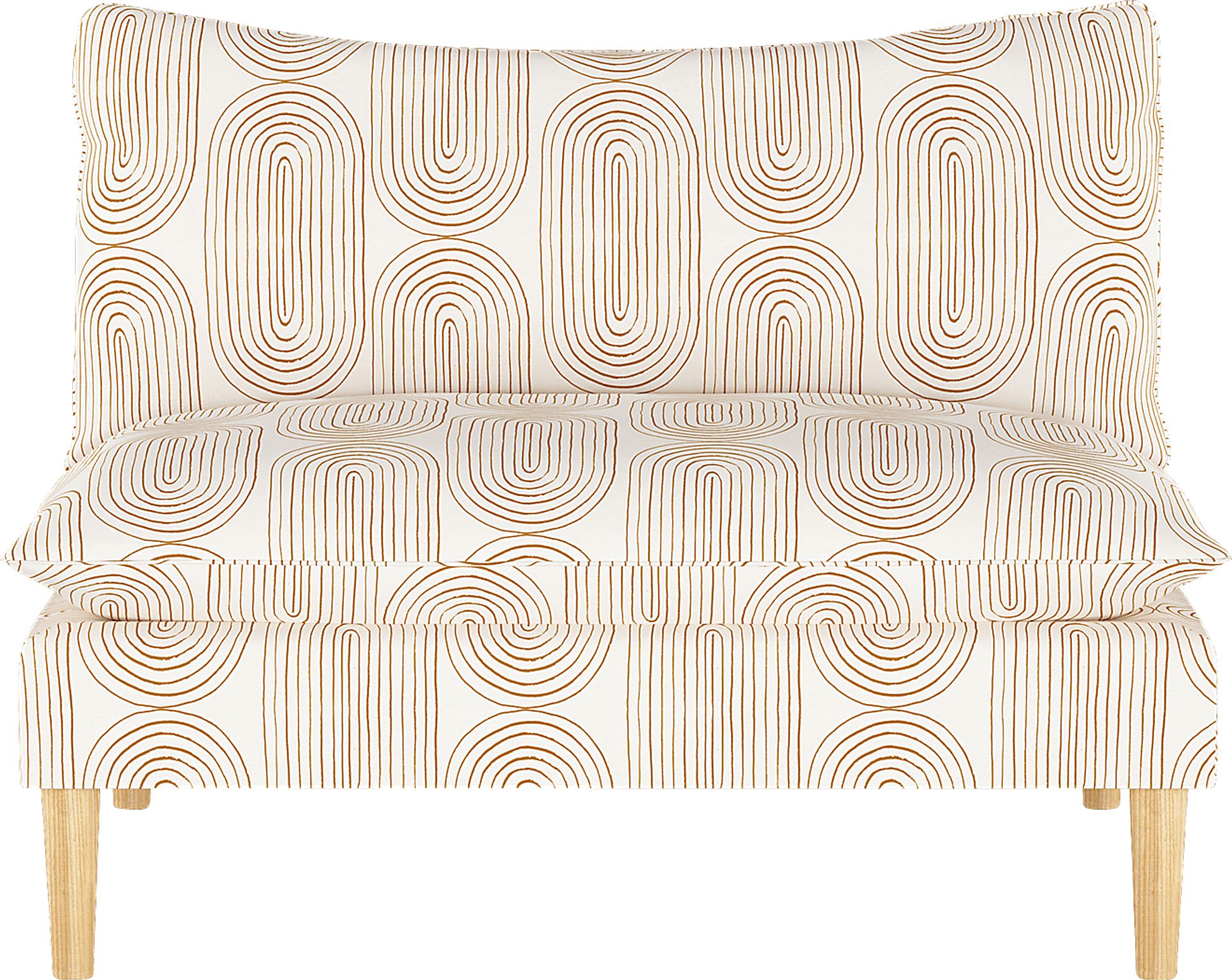 Golden Rust Dijon Settee - Image 2